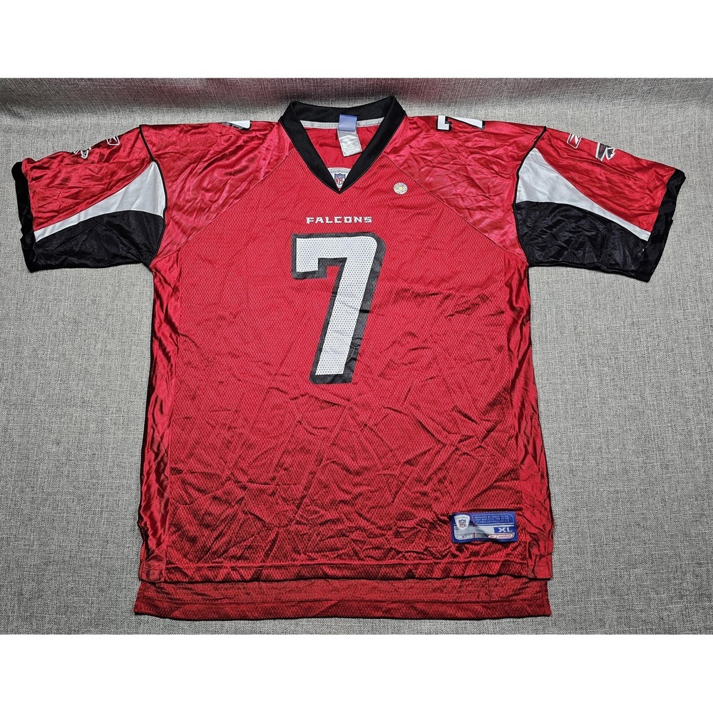 Atlanta Falcons Jersey Mens XL Red NFL Football Vick 7 Reebok On Field 2000s